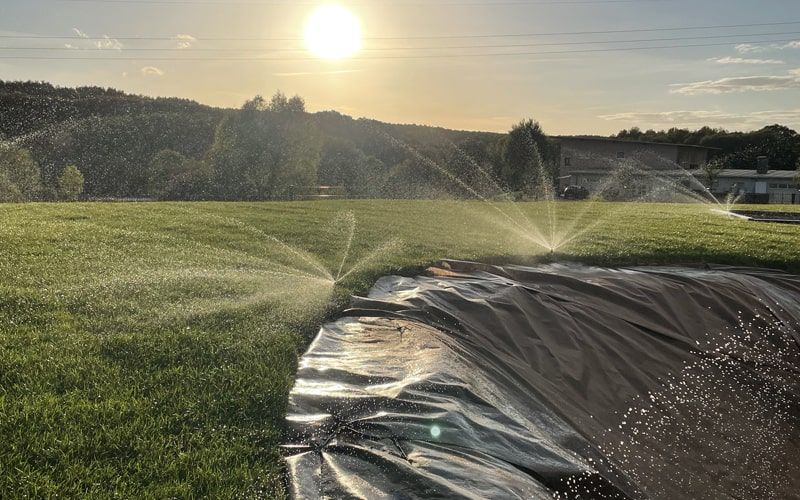 Bewässerungsanlagen Projekt für einen Hausgarten mit Nutzung von Brunnenwasser in Saargemünd Frankreich