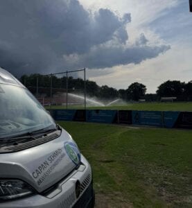 Sportplatzbewässerungsanlage bei dem FC Gießen
